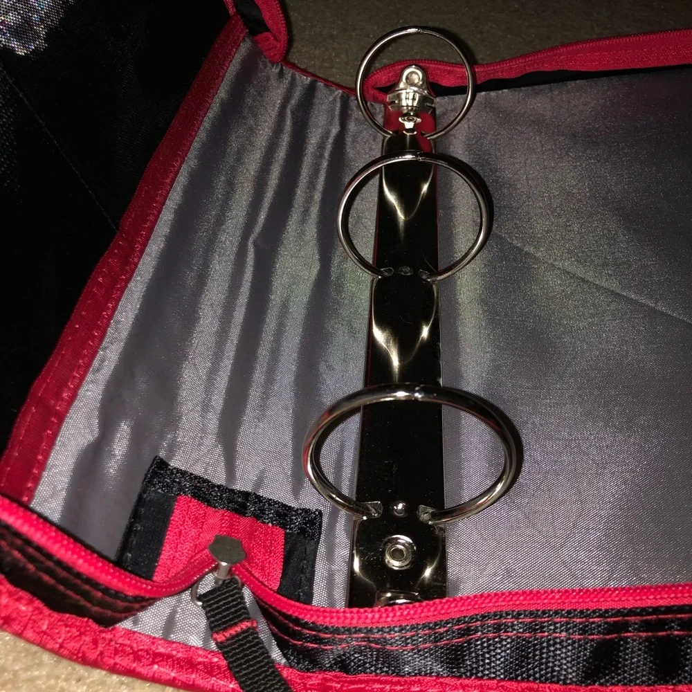 Five Star Red and Black Binder